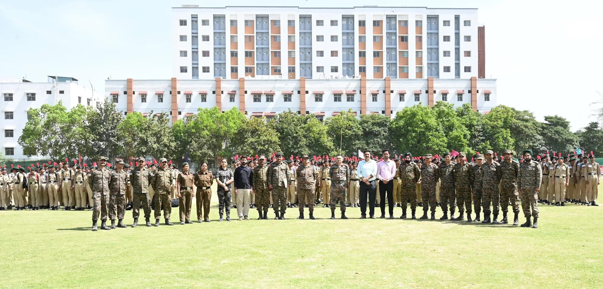 SRM NCC Cadets Group Photograph