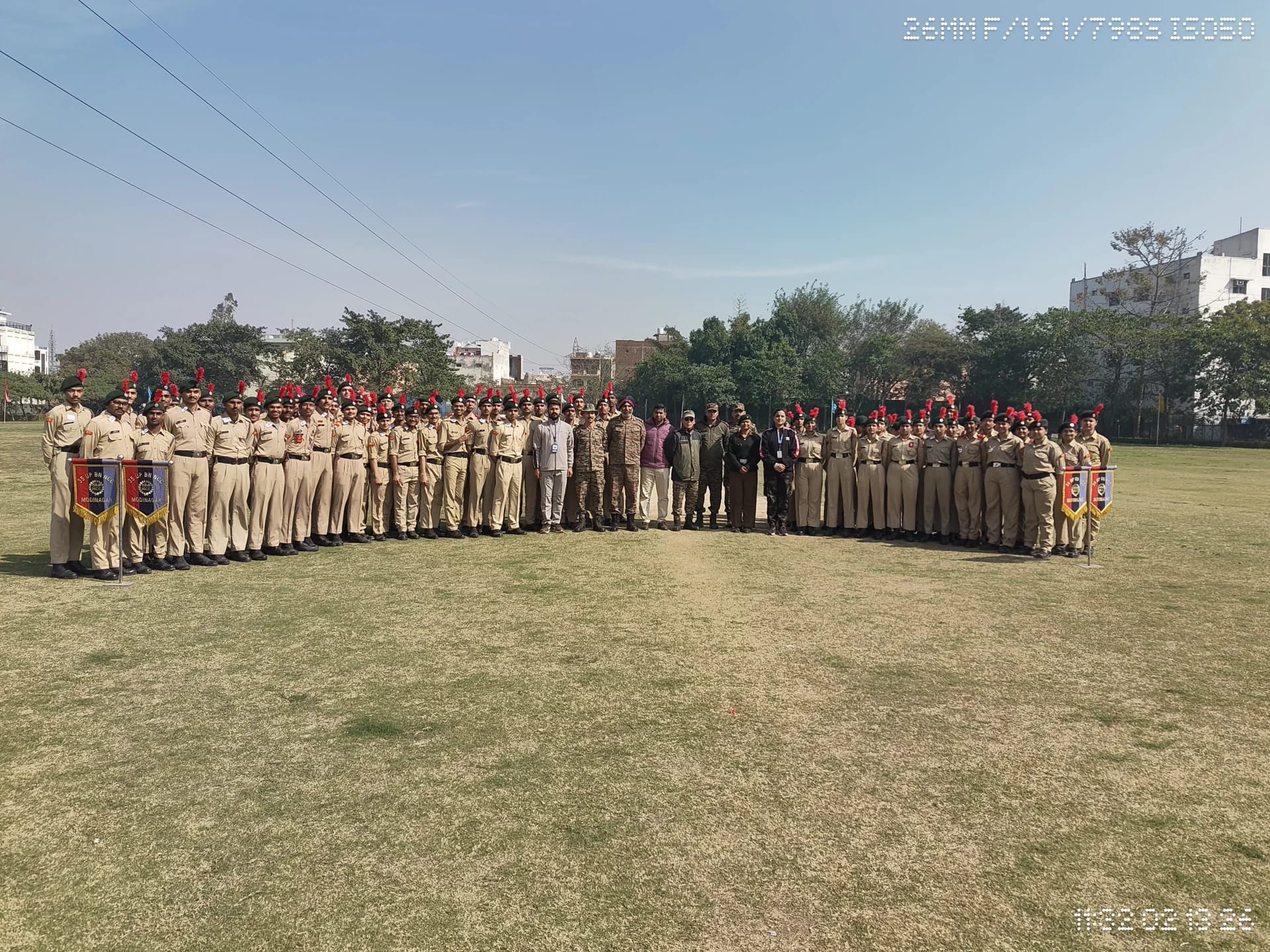 Cadets Participating in Flag Salutation