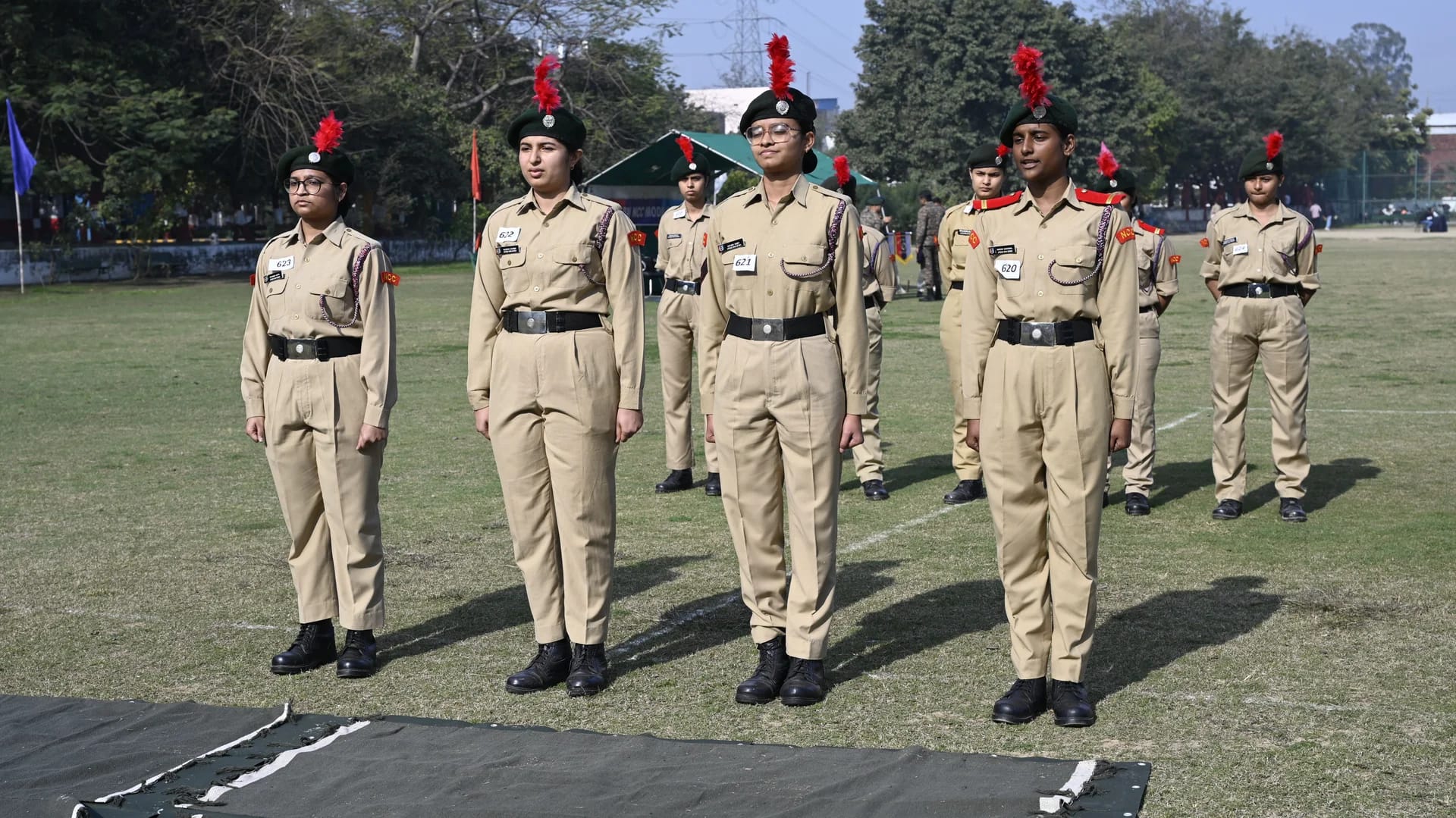Cadets Review Order and Marching Contingent