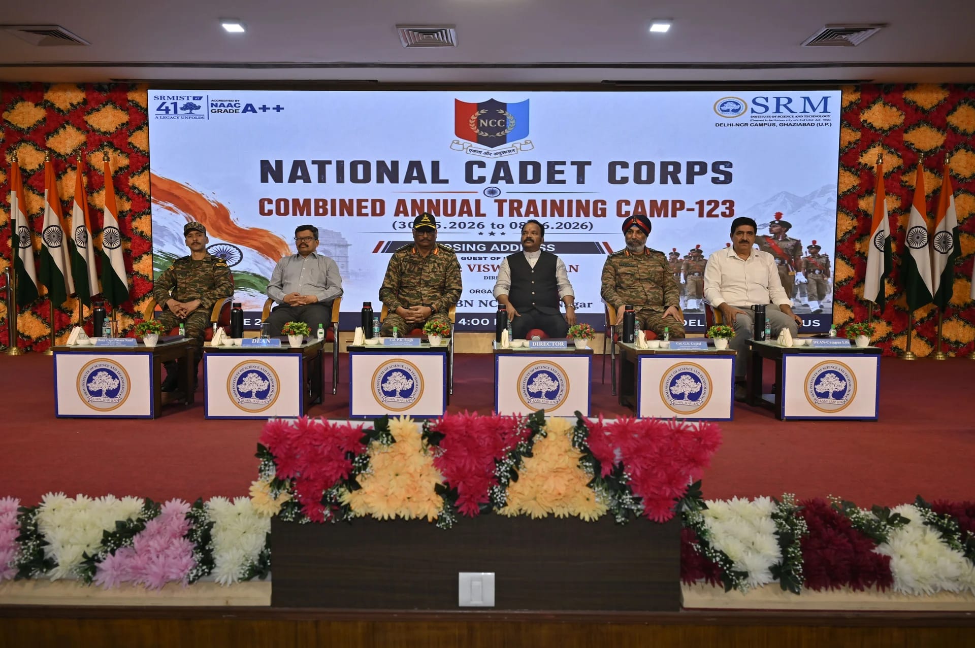 SRM NCC Cadets Honour Ceremony