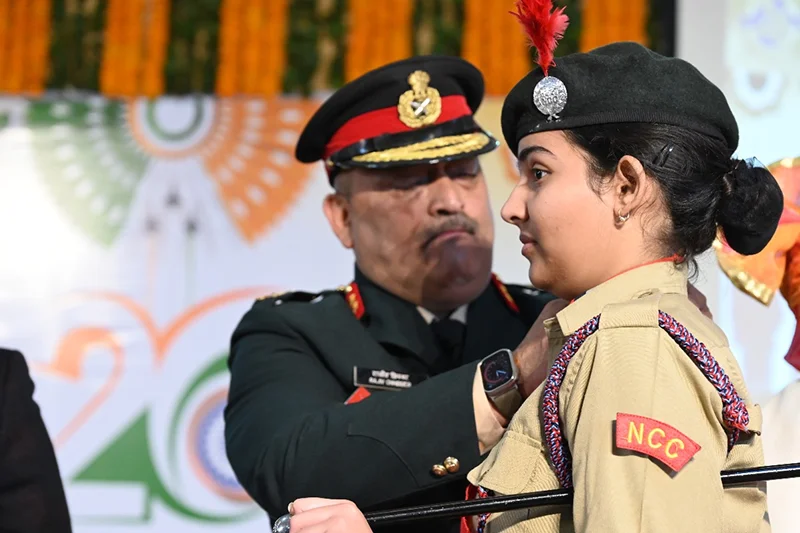 NCC Cadets Training Session